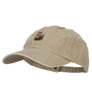 Yorkshire Terrier Embroidered Washed Cotton Twill Cap