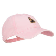 Yorkshire Terrier Embroidered Washed Cotton Twill Cap