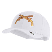 U.S. Army Military Police Insignia Embroidered Retro Cotton Blend Snapback Cap - White OSFM