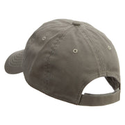 World Fitness Embroidered Low Profile Washed Cap - Olive OSFM