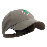 World Fitness Embroidered Low Profile Washed Cap - Olive OSFM