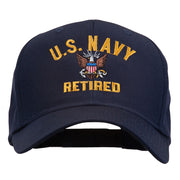 US Navy Retired Military Embroidered Cap