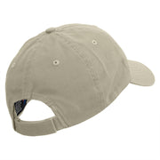 World Fitness Embroidered Low Profile Washed Cap - Stone OSFM