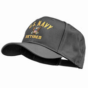 US Navy Retired Military Embroidered Cap