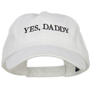 Yes Daddy Embroidered Pet Spun Cap