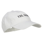 Yes Daddy Embroidered Pet Spun Cap