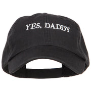 Yes Daddy Embroidered Pet Spun Cap