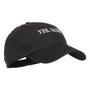 Yes Daddy Embroidered Pet Spun Cap