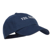 Yes Daddy Embroidered Pet Spun Cap