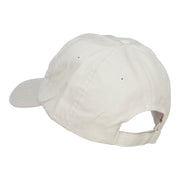 Low Battery Symbol Embroidered Cotton Cap