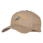 US Navy Seabee Retired Military Embroidered Solid Cotton Pro Style Cap