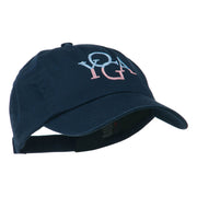 Yoga in two colors Embroidered Cap