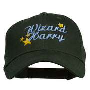 Halloween Wizard Harry Embroidered Youth Brushed Cap