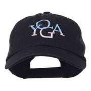 Yoga in two colors Embroidered Cap