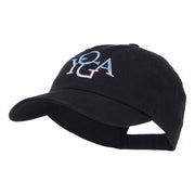 Yoga in two colors Embroidered Cap