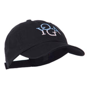 Yoga in two colors Embroidered Cap