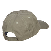 Low Battery Symbol Embroidered Cotton Cap