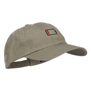 Low Battery Symbol Embroidered Cotton Cap