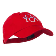 Yoga in two colors Embroidered Cap