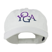 Yoga in two colors Embroidered Cap