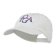 Yoga in two colors Embroidered Cap