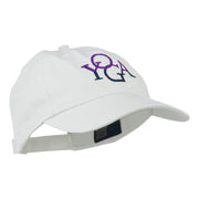 Yoga in two colors Embroidered Cap