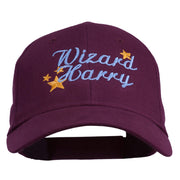 Halloween Wizard Harry Embroidered Youth Brushed Cap