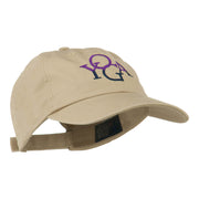 Yoga in two colors Embroidered Cap