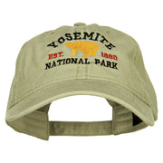 Yosemite National Park Embroidered Washed Cap