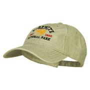 Yosemite National Park Embroidered Washed Cap