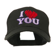 I Love You Logo Embroidered Cap