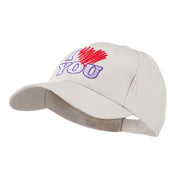 I Love You Logo Embroidered Cap