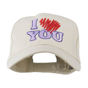 I Love You Logo Embroidered Cap