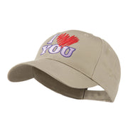 I Love You Logo Embroidered Cap