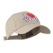 I Love You Logo Embroidered Cap