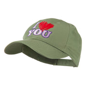 I Love You Logo Embroidered Cap