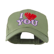 I Love You Logo Embroidered Cap