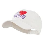 I Love You Logo Embroidered Cap