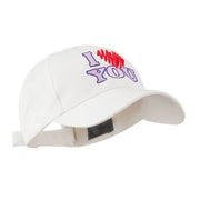 I Love You Logo Embroidered Cap