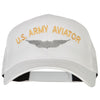 US Army Aviator Embroidered Solid Cotton Pro Style Cap