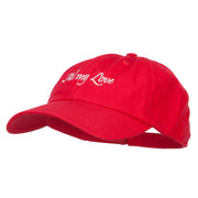 All My Love Embroidered Low Cap