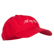 All My Love Embroidered Low Cap