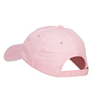 Lock and Key Love Embroidered Washed Cap