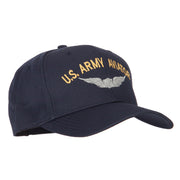 US Army Aviator Embroidered Solid Cotton Pro Style Cap