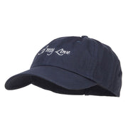 All My Love Embroidered Low Cap