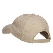 Lock and Key Love Embroidered Washed Cap