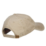 Lock and Key Love Embroidered Washed Cap