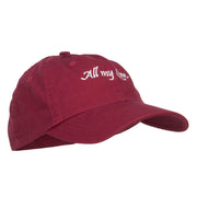 All My Love Embroidered Low Cap