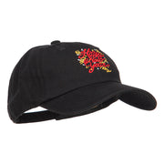 Happy New Year Confetti Embroidered Unstructured Cap