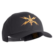 U.S. Army Cyber Corps Embroidered Retro Cotton Blend Snapback Cap - Charcoal OSFM